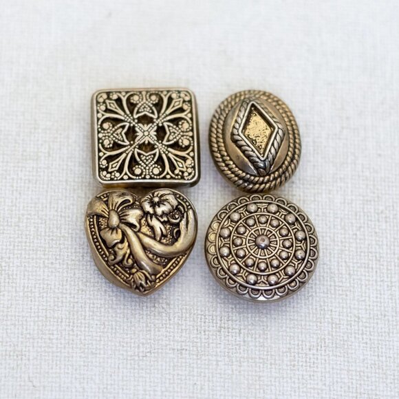 Vintage Geometric Shapes Abstract Intricate Designs Multiple Button Covers - H1 - Picture 1 of 2
